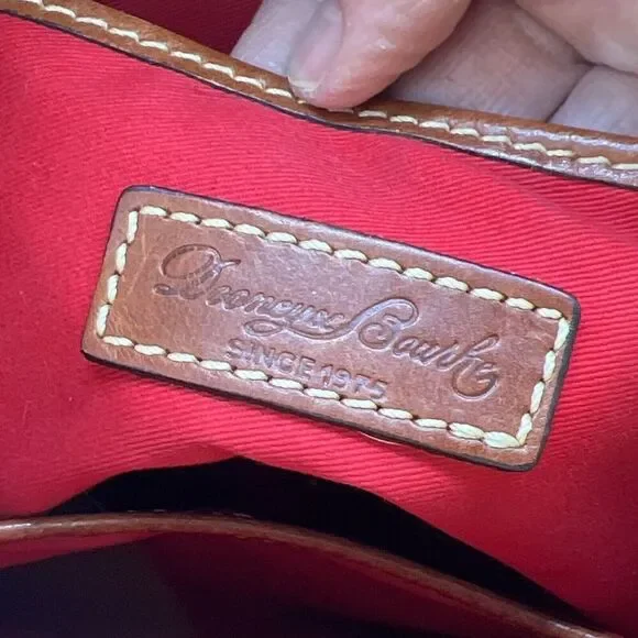 Dooney & Bourke Pebble Grain Small Lexington Tote - Mustard - Authentic - Picture 13 of 15